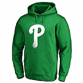 Men's Philadelphia Phillies Fanatics Branded Kelly Green St. Patrick's Day White Logo Pullover Hoodie